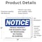 Signmission Private Property For Residents Only No Trespassing OSHA Notice Sign, Vinyl Decal, 7in x 5in, 2PK OS-2PACK-NS-D-57-L-17832 - alternate 3